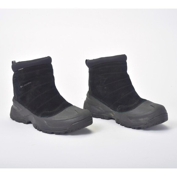 Columbia Techlite Black Suede Waterproof Boot w/ Omni Grip Sole Size 10 - Picture 4 of 6